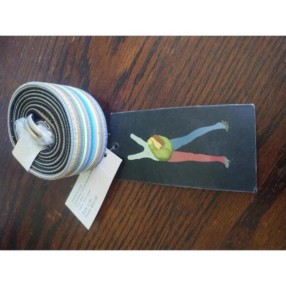 Mens‎ Five Four Club Canvas multicolor Belt size  L/XL 3pcs lot - Picture 3 of 5